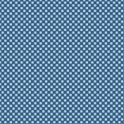 Winter Frost Blue Checked Pattern Paper 1