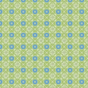 Sweet Days Lined Checkered Flower Pattern Paper 4