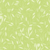 Sweet Days Flower and Leaves Patterned Paper 10