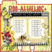 Bee-Attitudes Add-On Memory Dex Card With Bible Prompts 2