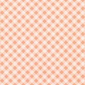 Orange Plaid Joy Paper