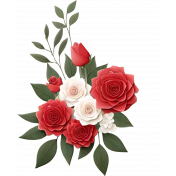 Rose Flower Cluster 3