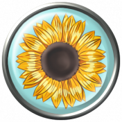 Sunflower Button