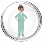 Doctor / Nurse Button