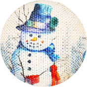 Snowman Button