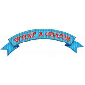 Circus Word Banner 4