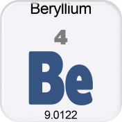 Genius Periodic Table 4 Beryllium