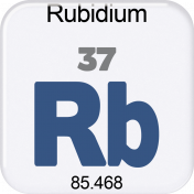 Genius Periodic Table 37 Rubidium