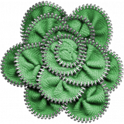 Genius Green Cloth Flower