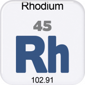 Genius Periodic Table 45 Rhodium