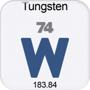 Genius Periodic Table 74 Tungsten