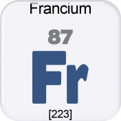 Genius Periodic Table 87 Francium