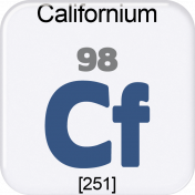 Genius Periodic Table 98 Californium