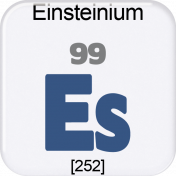Genius Periodic Table 99 Einsteinium