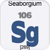 Genius Periodic Table 106 Seaborgium