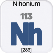 Genius Periodic Table 113 Nihonium