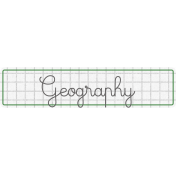 Genius Geography Label