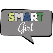 Genius Word Art Smart Girl
