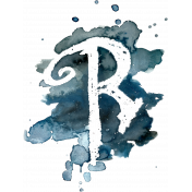 Letter R element