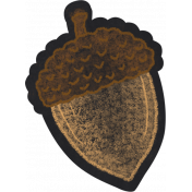 Pumpkin Spice Love- Chalk Sticker Acorn