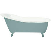 vintage bathtub