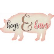 Pig word art