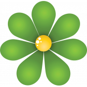 Funshiny Green Flower