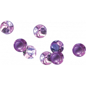 Purple Glass Beads (scatter)