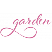 Garden Word Art