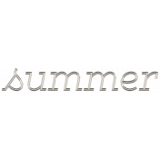 Summer Word Art 