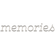 Memories Word Art