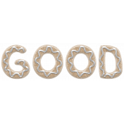 Cookie "Good" Wordart