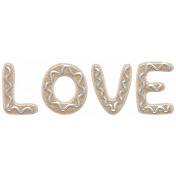 Cookie "Love" Wordart