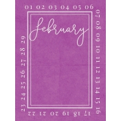 February 3x4 Card