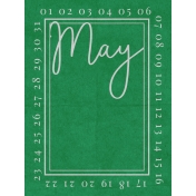 May 3x4 Card