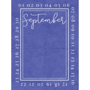 September 3x4 Card