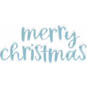 Frozen Word Art- Merry Christmas