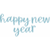 Frozen Word Art- Happy New Year