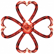 Red Gemstone Flower (02)