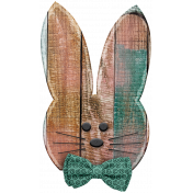 Wooden Easter Bunny (01)