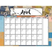 Around the World- April Calendar