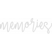 Pretty Bird Word Art (memories)