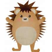 Autumn Wind Elements- hedgehog 02