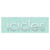 Snow Beautiful (Labels And Snippets)- snippet icicles