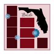Layout Template: USA Map – Florida