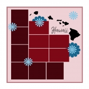 Layout Template: USA Map – Hawaii