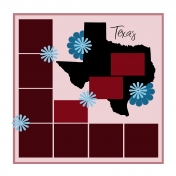Layout Template: USA Map – Texas