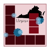 Layout Template: USA Map – Virginia