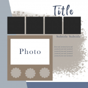 Layout Template 1