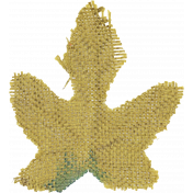 Burlap Leaf 3